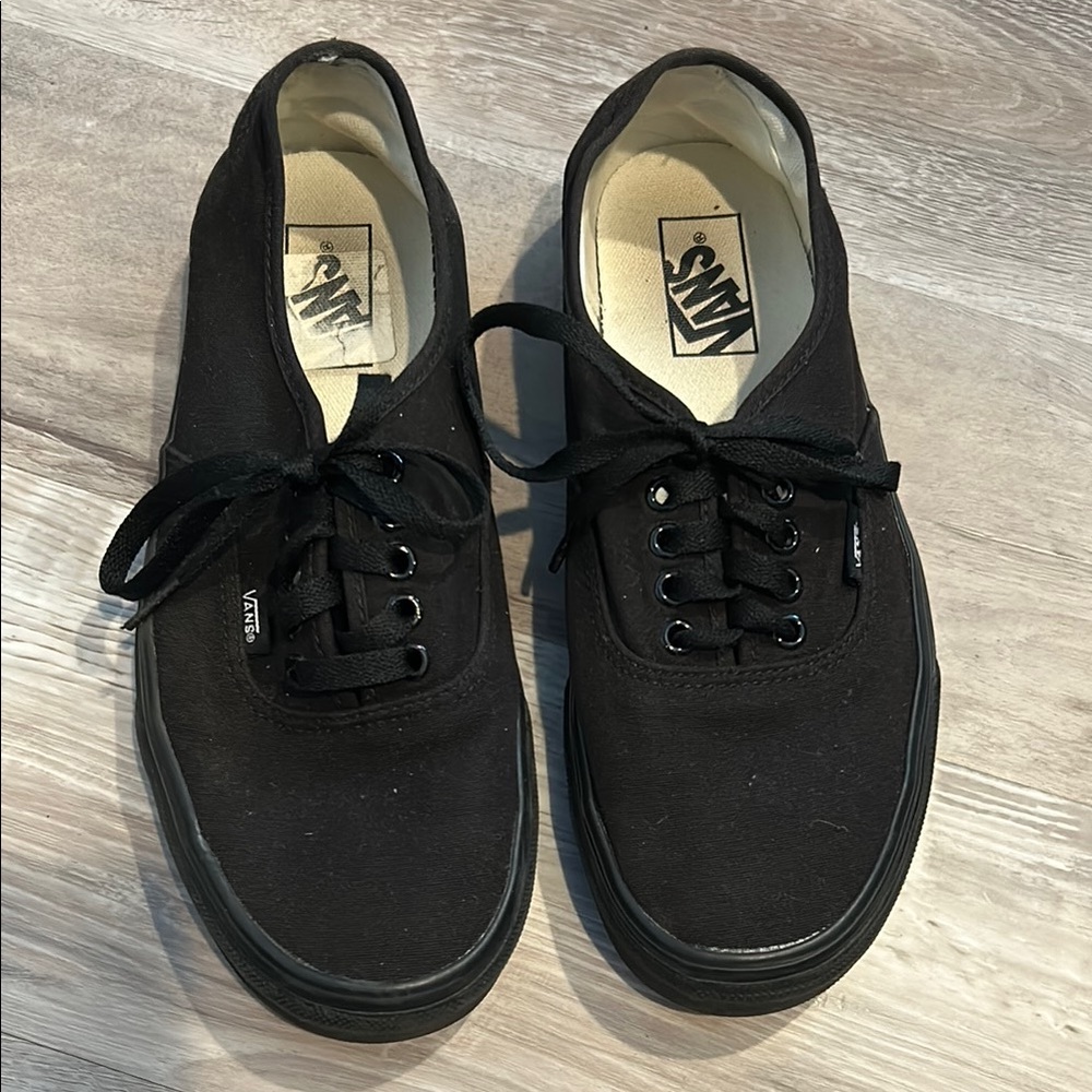 Vans Men's Black Canvas Shoes